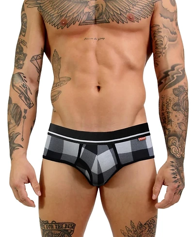 Mosmann Australia Men's Bamboo Brief - Checkmate