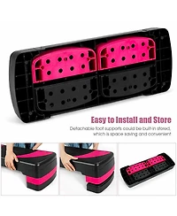 31 Inch Exercise Aerobic Stepper Adjustable with Non-Slip Pads