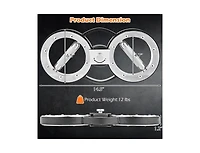 12 Lbs Burn Machine Arm Workout Equipment with Adjustable Resistance