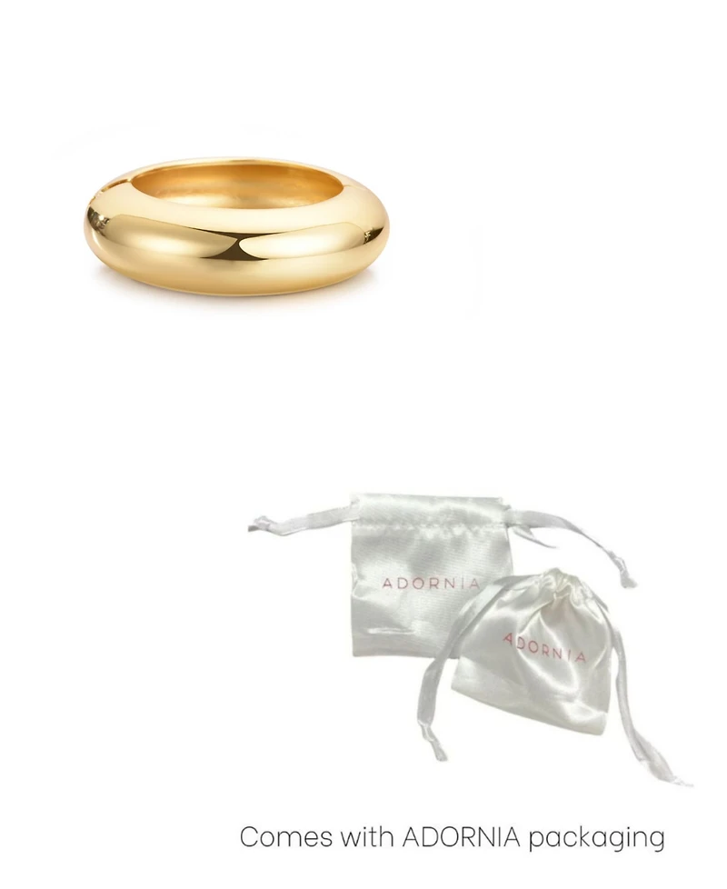 Adornia Chunky Dome Bangle Bracelet