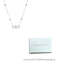 Adornia Tarnish Resistant Bar Necklace
