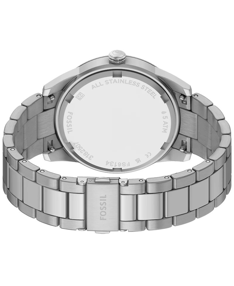 Fossil Men's Pearson Multifunction Stainless-Steel Watch, 42mm