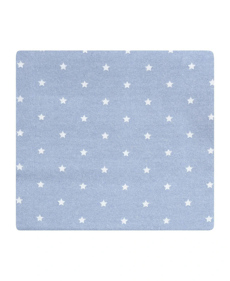 Hudson Baby Boys 4-Piece Cozy Cotton Receiving Blankets Set