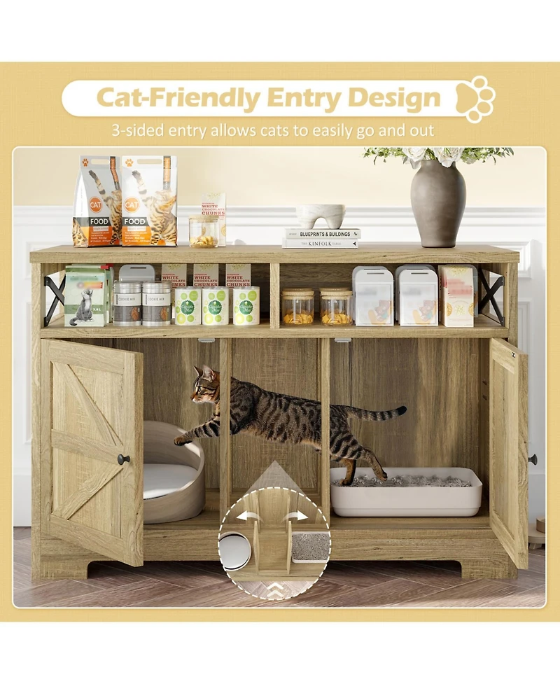 Streamdale Furniture Hidden Litter Box Furniture