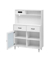 Streamdale Furniture White Solid Wood Sideboard
