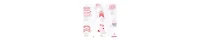 Hudson Baby Toddler Girls Cotton Dresses 2pck, Multicolor Sea Shells