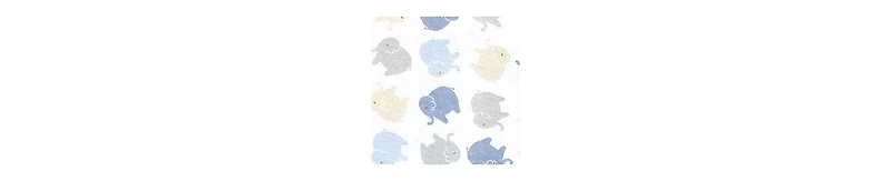 Hudson Baby Boys Ten-Piece Cotton-Poly Flannel Burp Cloth Set Blend