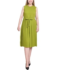 Ny Collection Women's Sleeveless Pleated Skirt Dress