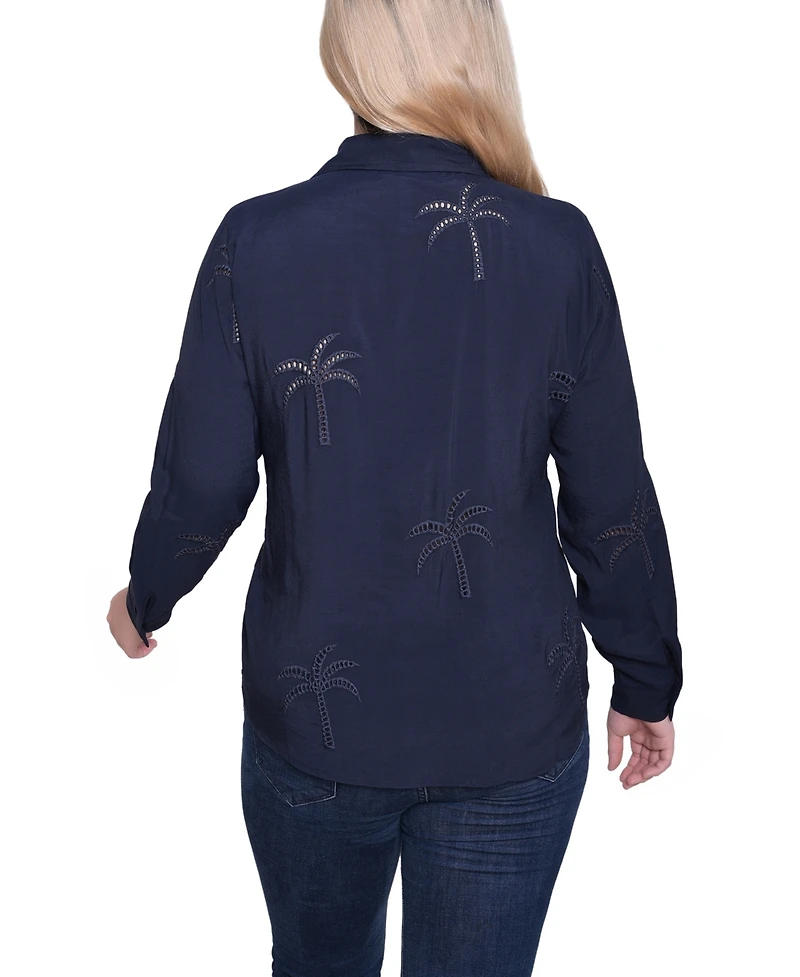 Ny Collection Women's Long Sleeve Top