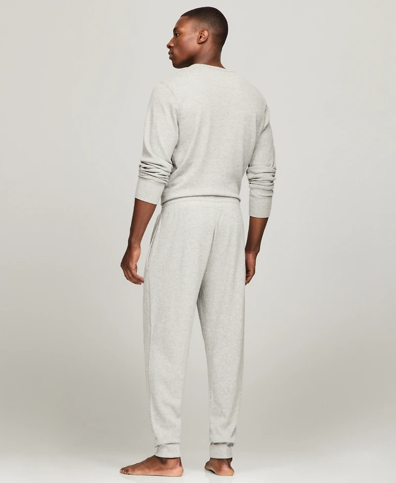 Tommy Hilfiger Men's Classic-Fit Waffle-Knit Thermal Pajama Joggers