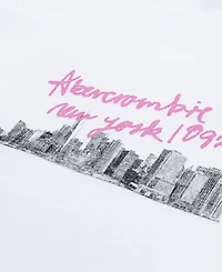 abercrombie kids Girls New York City Streets Boxy T-Shirt