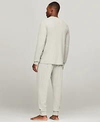 Tommy Hilfiger Men's Waffle-Knit Long-Sleeve Crewneck Thermal Top