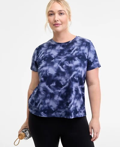Id Ideology Plus Essential Cotton Short-Sleeve T-Shirt, Exclusively at Macy's