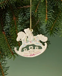 Lenox 2025 Baby's 1st Christmas Rocking Horse Ornament