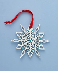 Lenox 2025 Snow Majesty Silverplate Ornament, 21st Edition