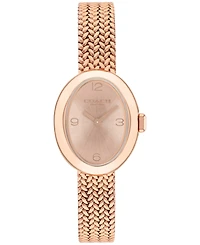 Coach Women's Sammy Rose Gold Tone Stainless Steel Mesh Bracelet Watch, 22.5mm