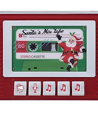Mr. Christmas 7" Santa's Boom Box Radio