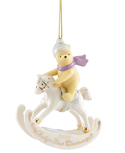 Lenox 2025 Winnie the Pooh Baby's 1st Christmas Ornament