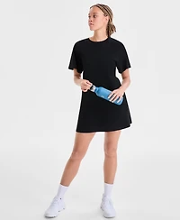 Id Ideology Women's Relaxed Crewneck Short-Sleeve T-Shirt Dress, Macy's Exclusive