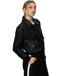 Sanctuary Women's Coated Twill Bomber Jacket