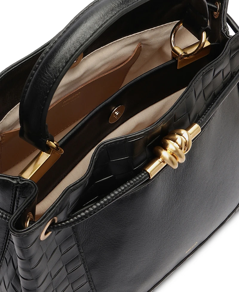 Arezzo Delphine Large Leather Shopping Bag