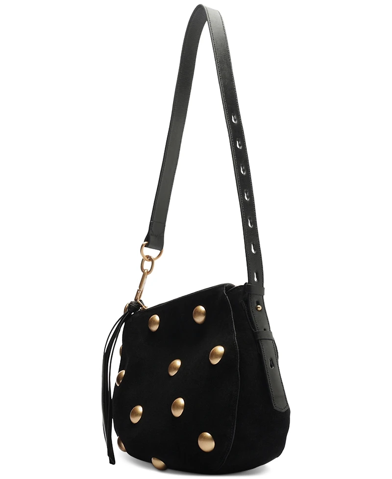 Arezzo Jamie Medium Suede Crossbody