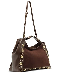 Arezzo Owen Medium Suede Tote