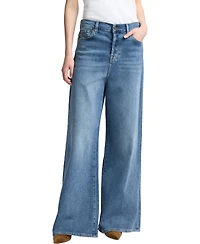 7 For All Mankind Women's Zoey High-Rise Wide-Leg Jeans