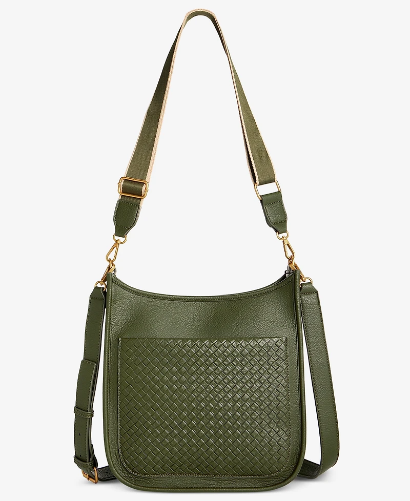 Style & Co Small Woven Dip Crossbody, Macy's Exclusive
