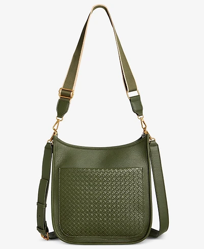 Style & Co Small Woven Dip Crossbody, Macy's Exclusive