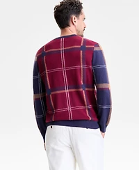 Club Room Men's Patrick Regular-Fit Plaid 100% Cashmere Sweater, Macy's Exclusive