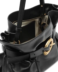 Arezzo Rivera Medium Leather Clutch