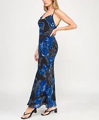 Bcx Juniors' Sleeveless Cowlneck Bodycon Dress