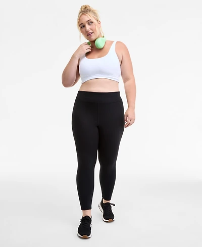 Id Ideology Plus Soft Flex High-Rise Leggings, Macy's Exclusive