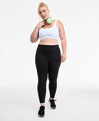 Id Ideology Plus Soft Flex High-Rise Leggings, Macy's Exclusive