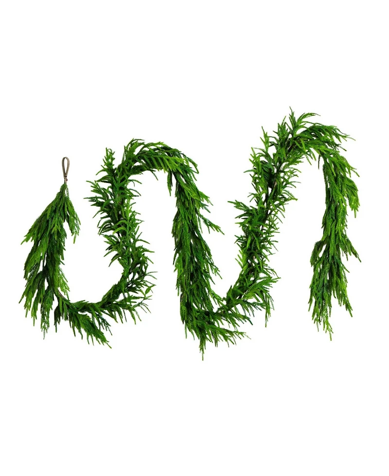 Nearly Natural 15" Artificial Touch Norfolk Island Pine Garland with Natural Look