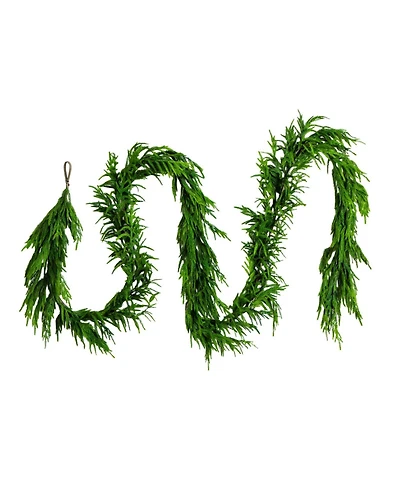 Nearly Natural 15" Artificial Touch Norfolk Island Pine Garland with Natural Look