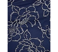 City Studios Juniors' Embroidered Mesh Fit & Flare Dress