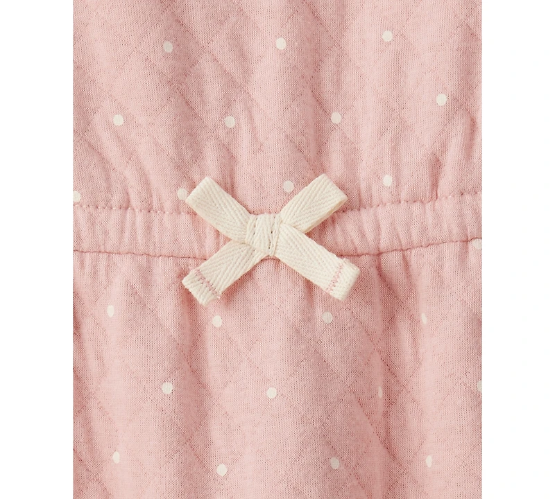 Carter's Baby Girls Long-Sleeve Quilted Jumpsuit