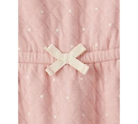 Carter's Baby Girls Long-Sleeve Quilted Jumpsuit
