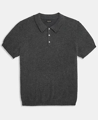 Club Room Men's Regular-Fit 100% Cashmere Sweater Polo Shirt, Macy's Exclusive
