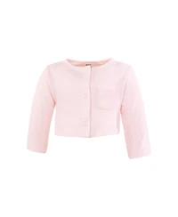Hudson Baby Girls Comfortable Cotton Dress and Matching Cardigan Set