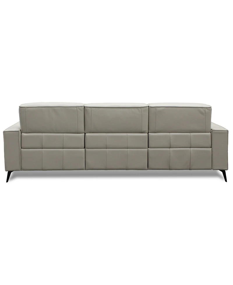 Neiwert 3-Pc. Leather Sofa Sectional with 3 Power Recliners
