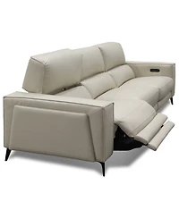 Neiwert 3-Pc. Leather Sofa Sectional with 2 Power Recliners