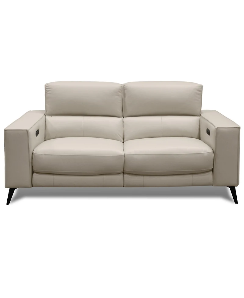 Neiwert 2-Pc. Leather Sofa Sectional with 2 Power Recliners