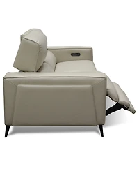 Neiwert 2-Pc. Leather Sofa Sectional with 2 Power Recliners
