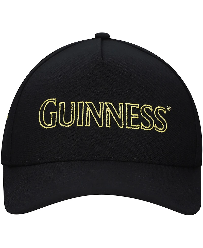 Lids Men's Black Guinness A-Frame Snapback Hat