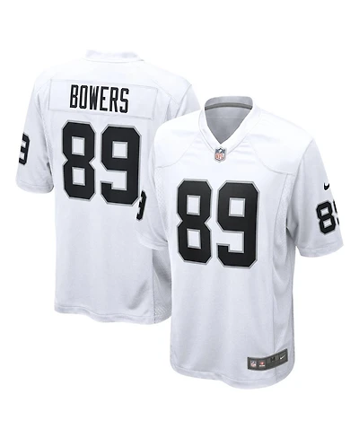 Nike Men's Brock Bowers White Las Vegas Raiders Game Jersey