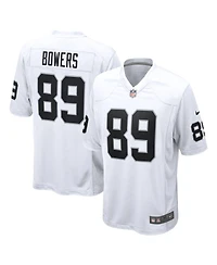 Nike Men's Brock Bowers White Las Vegas Raiders Game Jersey