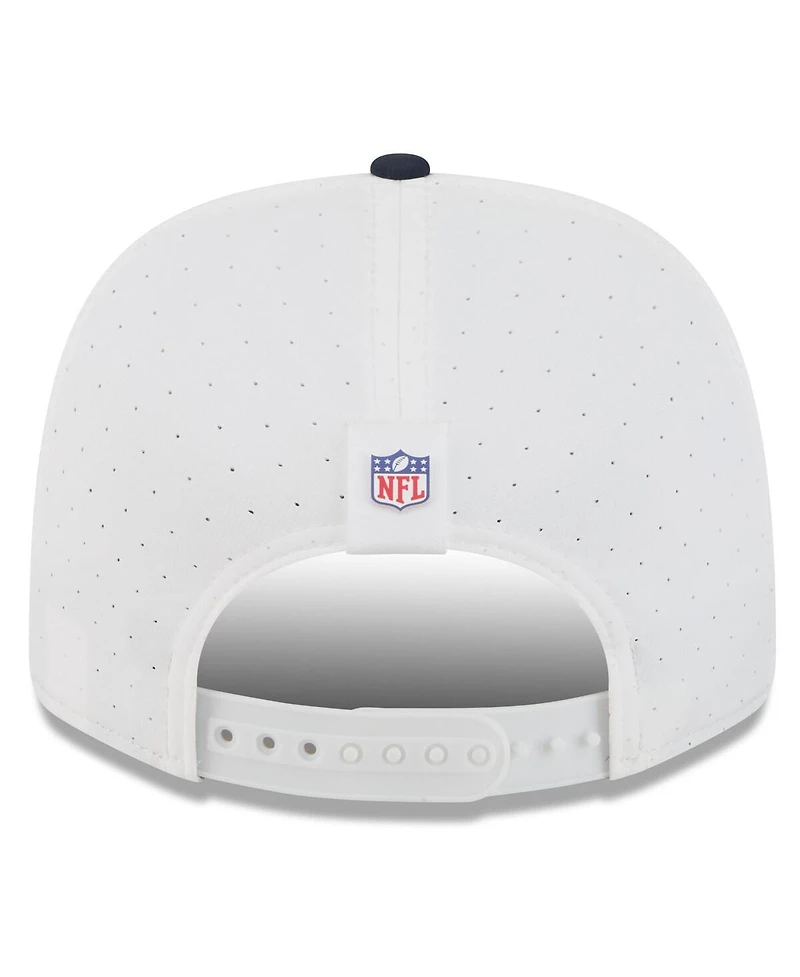 New Era Men's White/Navy Dallas Cowboys 2025 Nfl Training Camp 9SEVENTY Adjustable Hat
